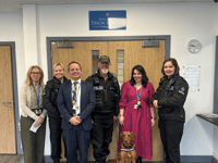 Police dogs on paw patrol at South Devon schools