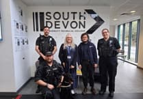 South Devon UTC hosts Skye the drug detection dog
