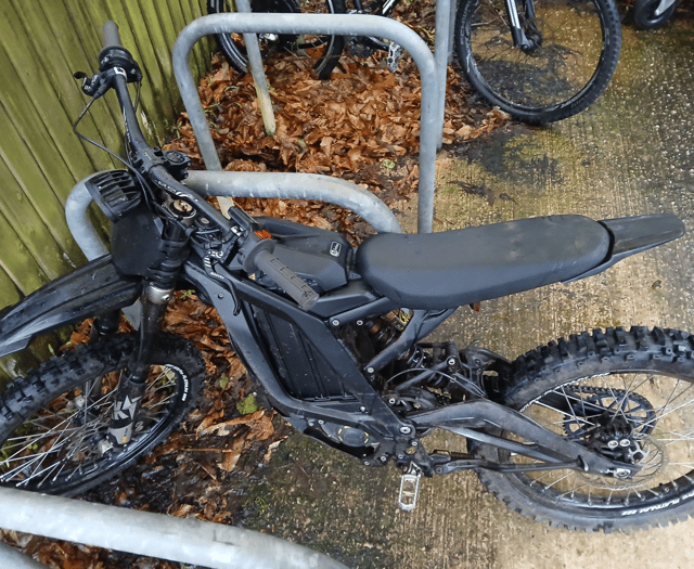 E-bike seized after rider's near miss with car