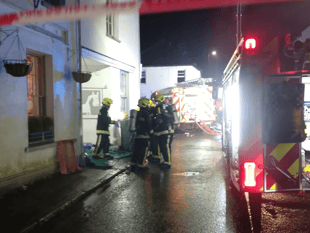 Moretonhampstead fire quickly controlled by crews