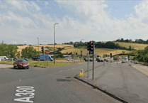 Biker checked over by ambulance crew after Hamelin Way collision
