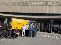 'Manic Street Sweeper' keeping hospital clean
