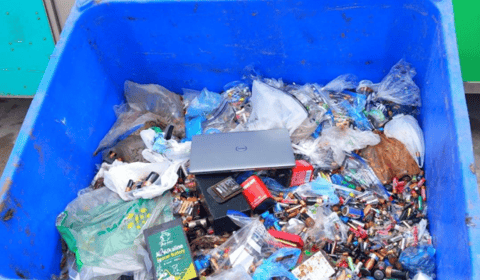 Fire service's lithium battery warning