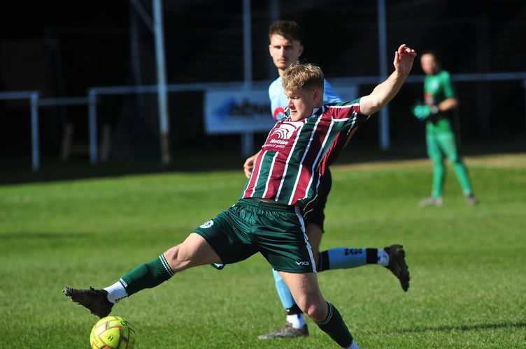 South Devon Football League.  Belli Cup match action from  Newton Abbot 66 1st versus Newton Abbot Spurs 2nds. A 2-0 win for Spurs