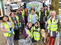 Volunteers gather 18 Bags of rubbish in first joint litter pick