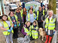 Volunteers gather 18 Bags of rubbish in first joint litter pick