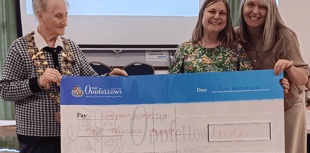 Friendship group's £1,000 cheque for hospice charity 