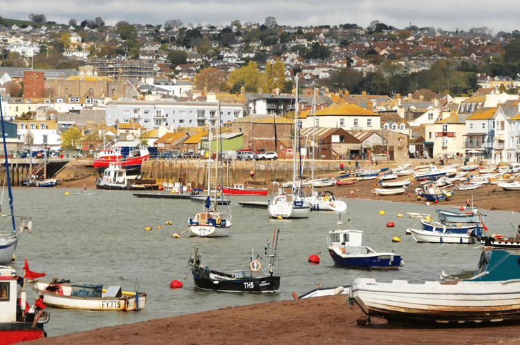 Teignmouth stock image 