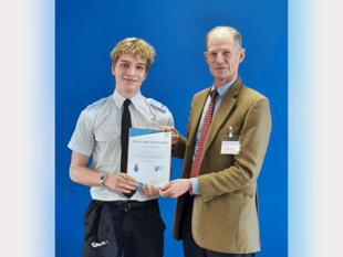 Prestigious role for student police cadet 