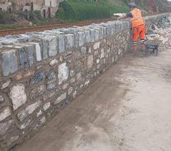 Dawlish sea wall reopening after storm