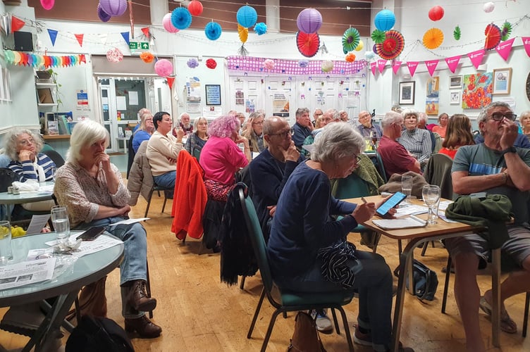 Climate film shown at the Alice Cross Centre in Teignmouth, photo contributed 