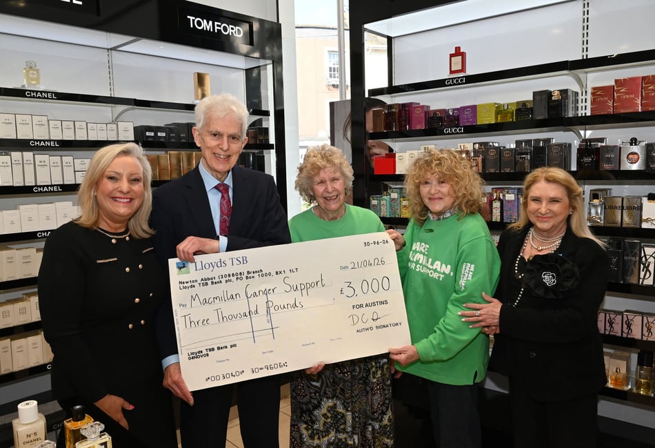Macmillan benefit from department store's generosity