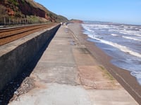 Sea wall footpath reopens ahead of schedule after storm repairs