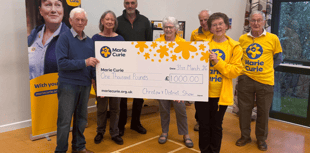 Marie Curie benefits from village show's generosity