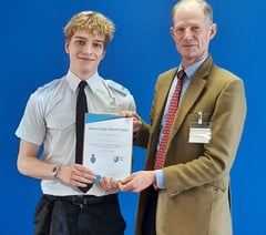 Prestigious role for student police cadet 