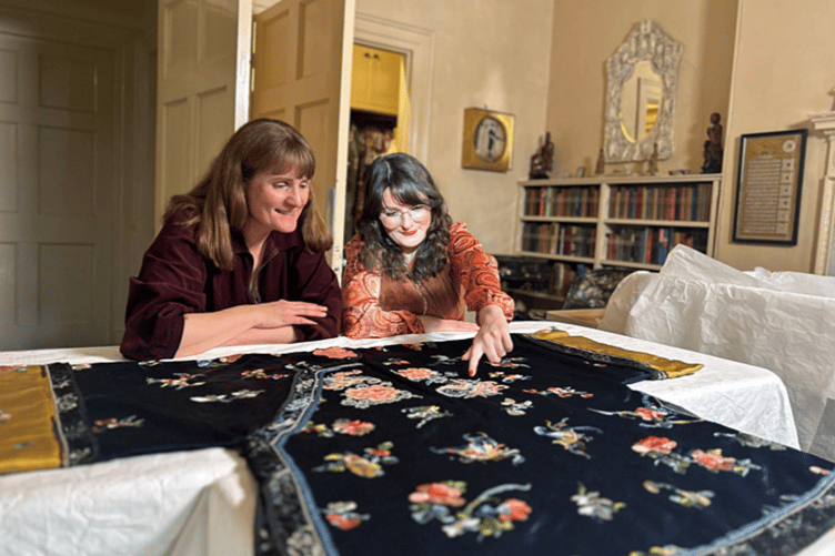 The National Trust team conserving the silk jacket