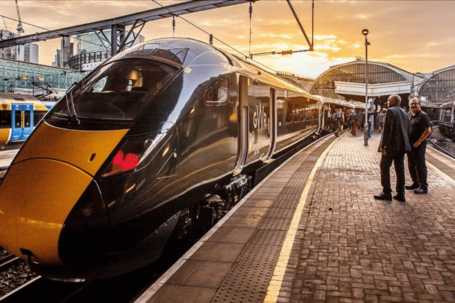 A new generation Hitachi train at London Paddington