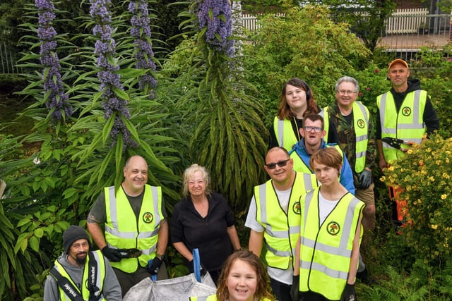 Guerrilla gardeners spruce up Teignmouth station