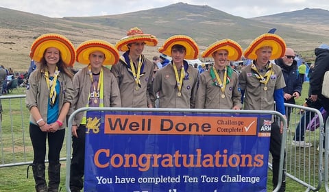 Ten Tors triumph for Teignbridge Scouts