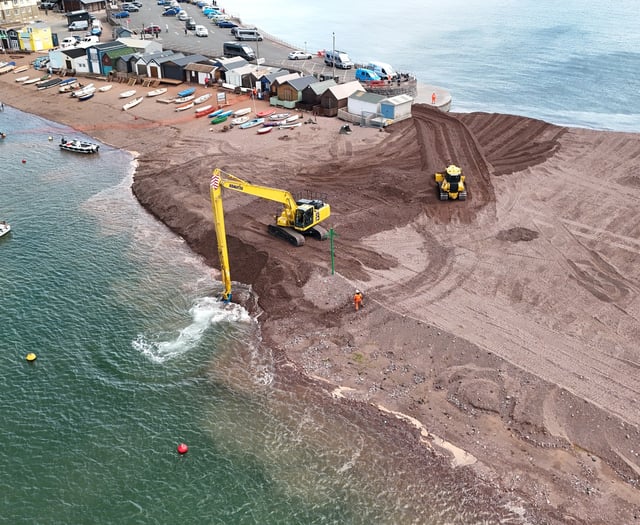 Work starts on vital beach reprofiling 
