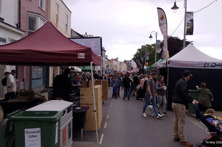 Visitors to the Eat Festival in Dawlish. Photo Noreen Goodchild