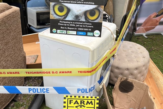 Fake fly tip exposes rising waste crime