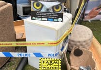 Rising waste crime highlighted by fake fly tip
