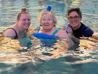 Care home launches swimming club 