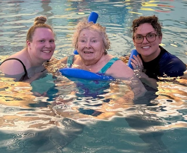 Care home launches swimming club 