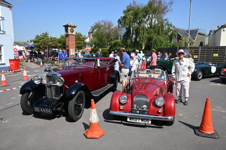 Classic cars at Shaldon Spring Fete 2026