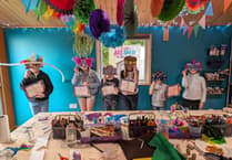 Newton Abbot art exhibition by home educated children