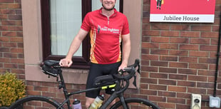 Firefighter's gruelling cycling challenge 