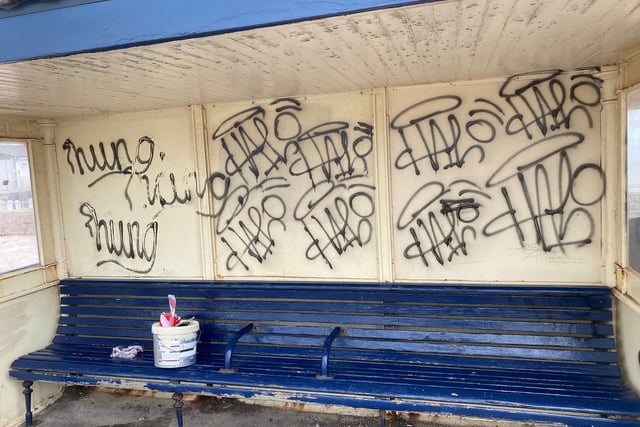 Spate of graffiti blights Teignmouth 