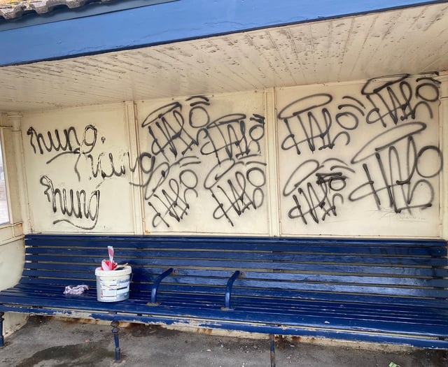 Spate of graffiti blights Teignmouth 