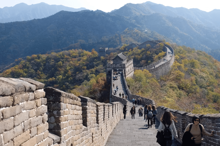 Great Wall of China stock image