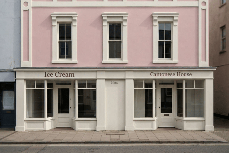 An example of how the frontage would have looked
