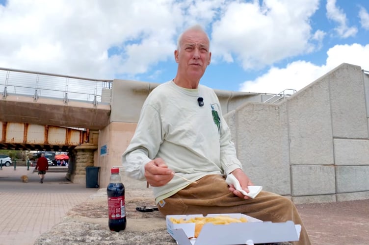 Michael Barrymore has been extolling the virtues of Dawlish in his recent on line video. Image:Michael Barrymore