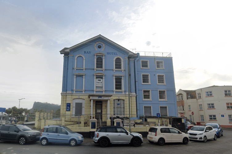 The former Bay Hotel, Teignmouth