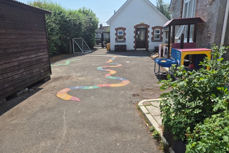 Chudleigh Knighton CofE Primary School’s current play area. Photo contributed