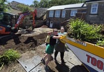 Work underway of village school's £60,000 play area