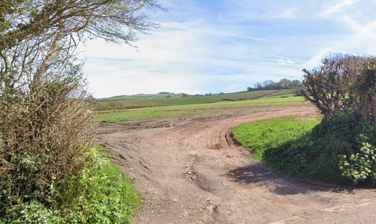 The site of up to 50 new homes on the outskirts of Newton Abbot. Photo Rubix Strategic