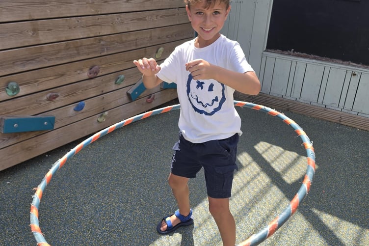 Learning circus skills at All Saints Marsh C of E Academy. Photo supplied