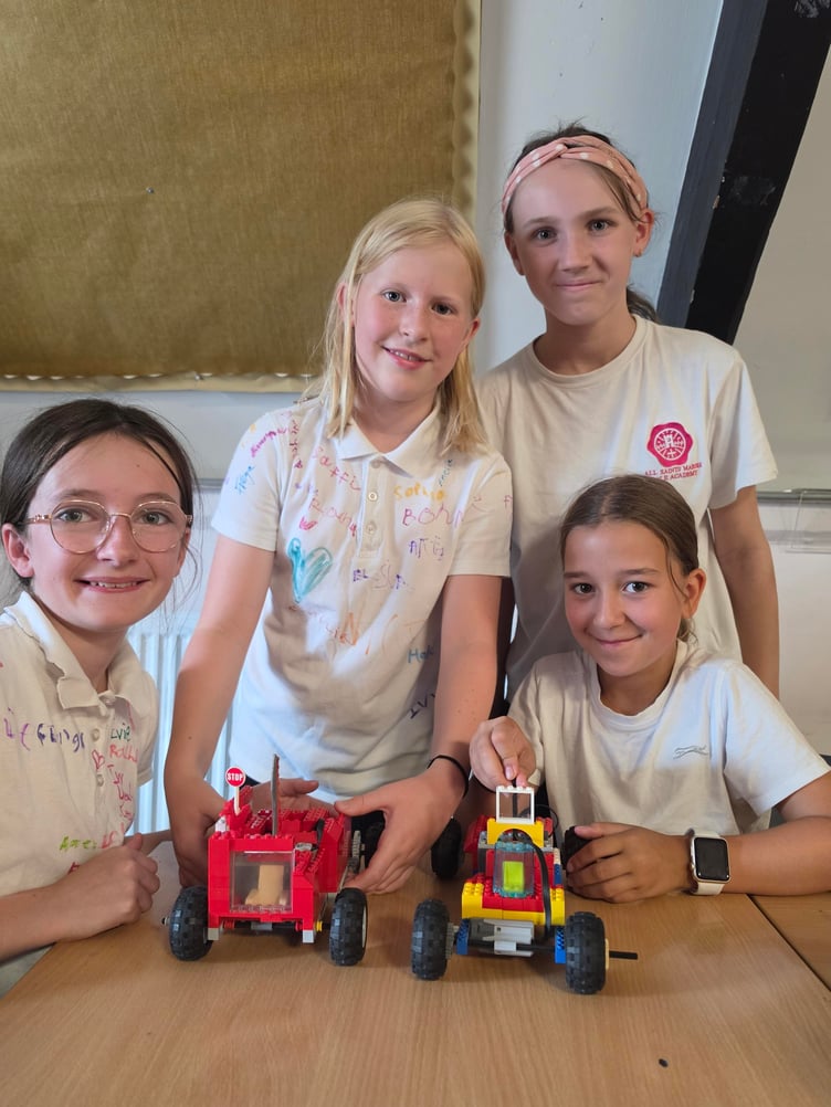 Lego was one of the activities at All Saints Marsh C of E Academy end of term celebrations. Photo supplied