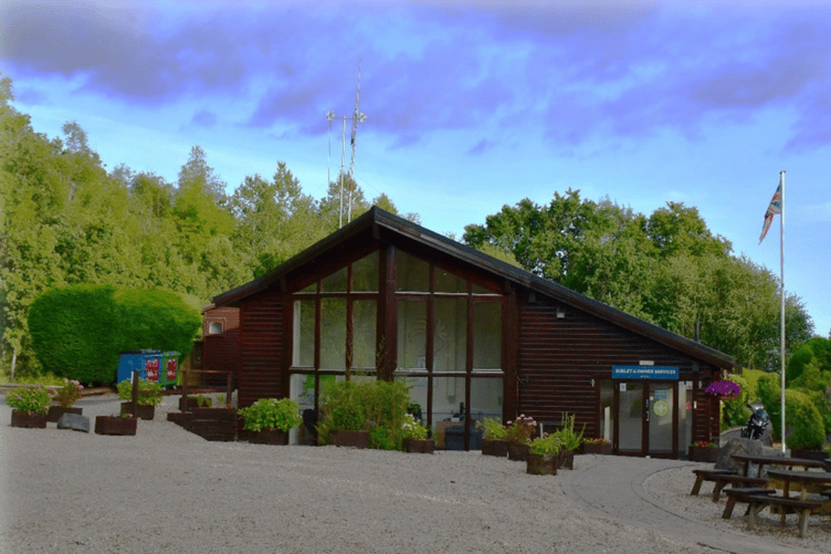 The existing building and reception at Finlake Resort