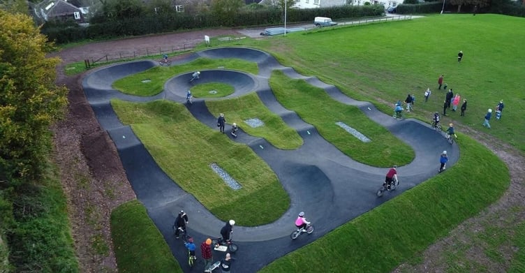 How a pump track in Bishopsteignton could look. Photo Change.org petition