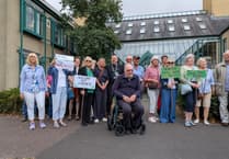 Protests as Newton Abbot planning inquiry begins