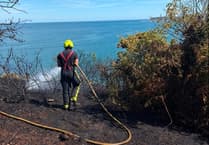 Dramatic rescue as Newton Abbot firefighters tackle Broadsands blaze