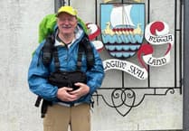 Veteran's solo unaided walk for charity