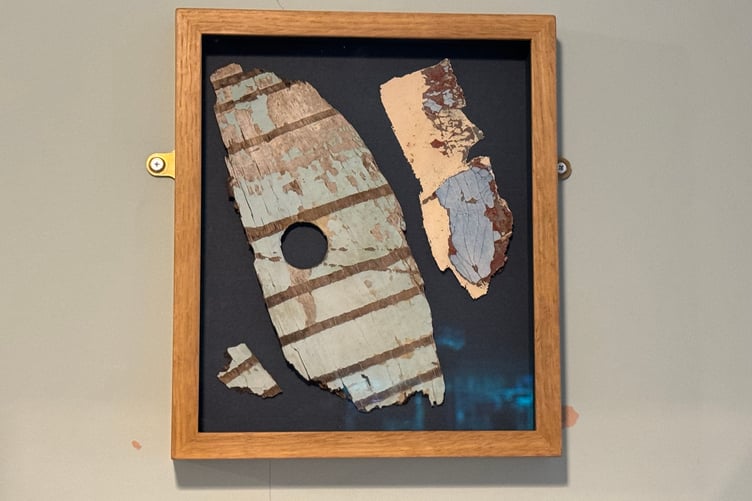 Shards of Teignmouth Electron at Teign Heritage Centre. Photo supplied