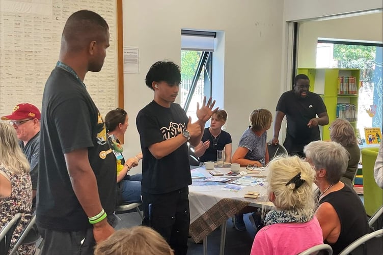 Bovey Tracey Deaf Cafe. Photo supplied